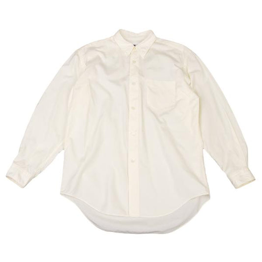 ISSEY MIYAKE Cotton Basic Long Sleeve Shirt White Size L