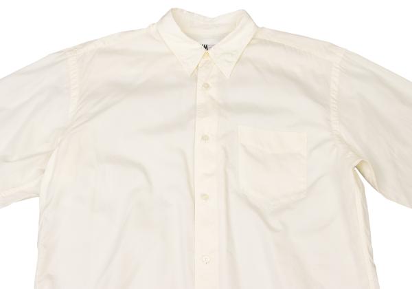 ISSEY MIYAKE Cotton Basic Long Sleeve Shirt White Size L
