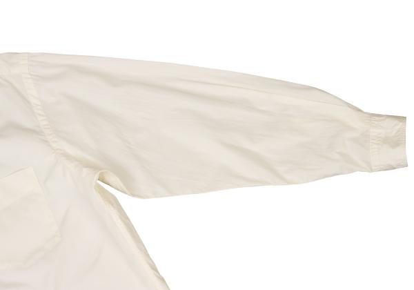 ISSEY MIYAKE Cotton Basic Long Sleeve Shirt White Size L