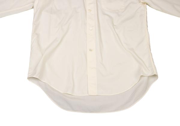 ISSEY MIYAKE Cotton Basic Long Sleeve Shirt White Size L
