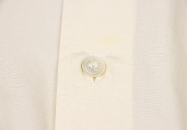 ISSEY MIYAKE Cotton Basic Long Sleeve Shirt White Size L