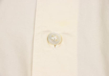 ISSEY MIYAKE Cotton Basic Long Sleeve Shirt White Size L