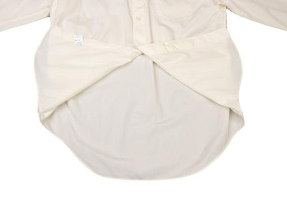 ISSEY MIYAKE Cotton Basic Long Sleeve Shirt White Size L