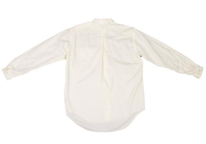 ISSEY MIYAKE Cotton Basic Long Sleeve Shirt White Size L