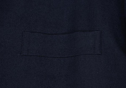 Y's for men Navy Wool Peak Double-Breasted Jacket Size M