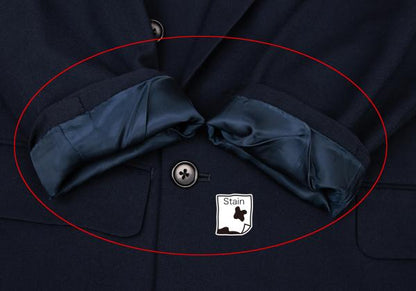 Y's for men Navy Wool Peak Double-Breasted Jacket Size M