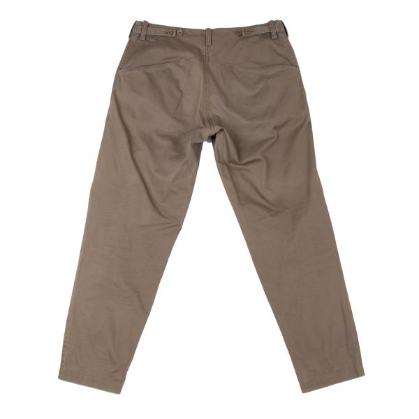 Y's Cotton Tapered Pants Brown Size 2