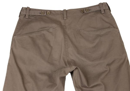 Y's Cotton Tapered Pants Brown Size 2