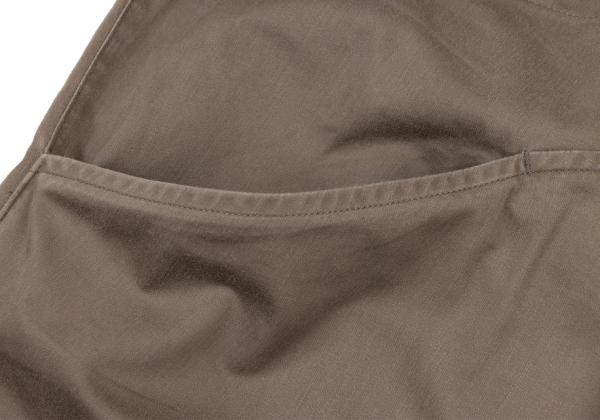 Y's Cotton Tapered Pants Brown Size 2