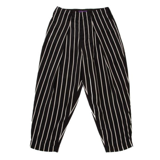 TAKESHI KOSAKA by Y's Pink Label Stripe Pants Black Size 2