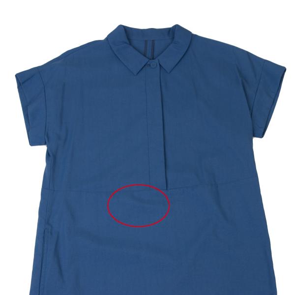 ISSEY MIYAKE HaaT Nylon Pullover Short Dress Blue Size 3
