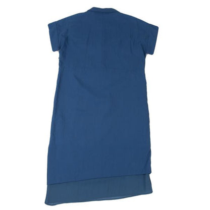 ISSEY MIYAKE HaaT Nylon Pullover Short Dress Blue Size 3