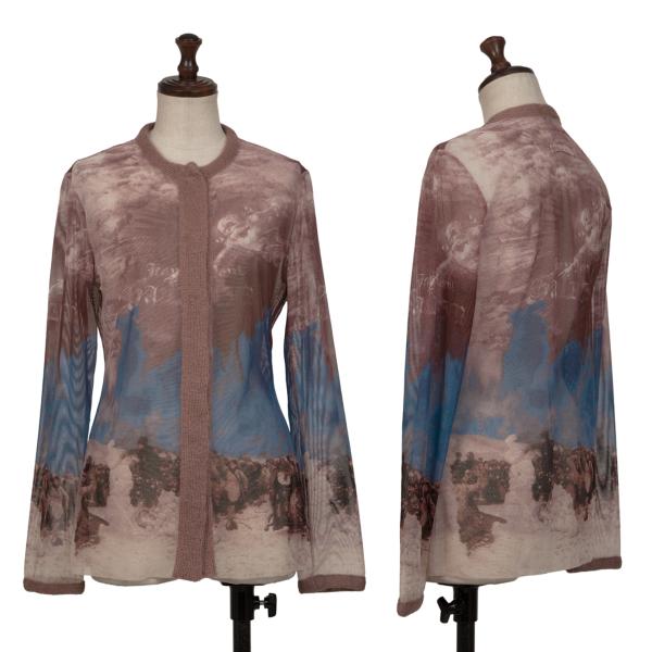 Jean Paul GAULTIER CLASSIQUE Knit Cardigan Brown Size 40