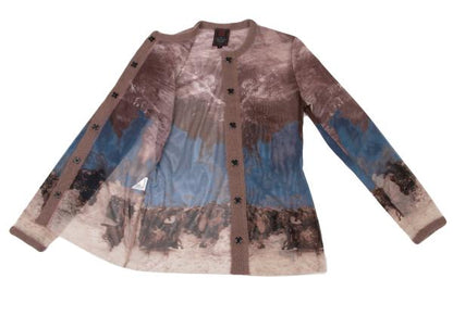 Jean Paul GAULTIER CLASSIQUE Knit Cardigan Brown Size 40