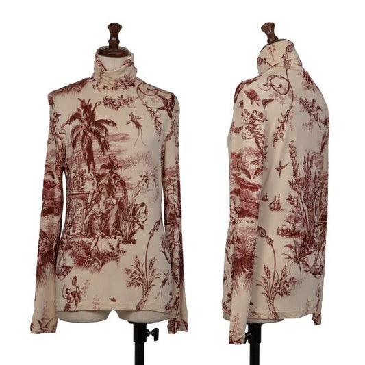 Jean Paul GAULTIER SOLEIL Aloha Print Top Pink Size S