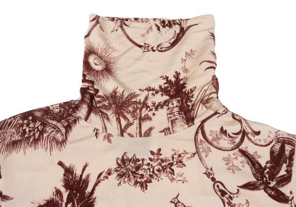 Jean Paul GAULTIER SOLEIL Aloha Print Top Pink Size S