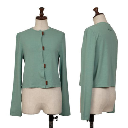 Jean Paul GAULTIER FEMME Front Tape Cardigan Mint Size 40