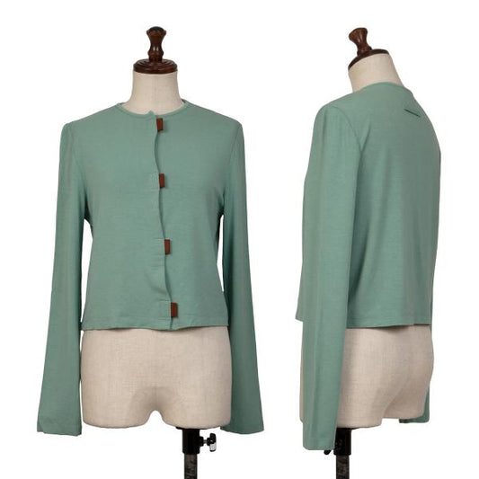 Jean Paul GAULTIER FEMME Front Tape Cardigan Mint Size 40