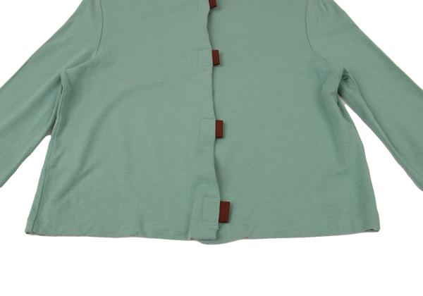 Jean Paul GAULTIER FEMME Front Tape Cardigan Mint Size 40