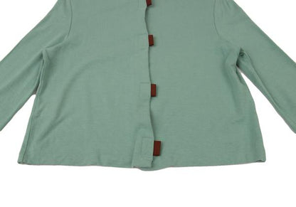 Jean Paul GAULTIER FEMME Front Tape Cardigan Mint Size 40