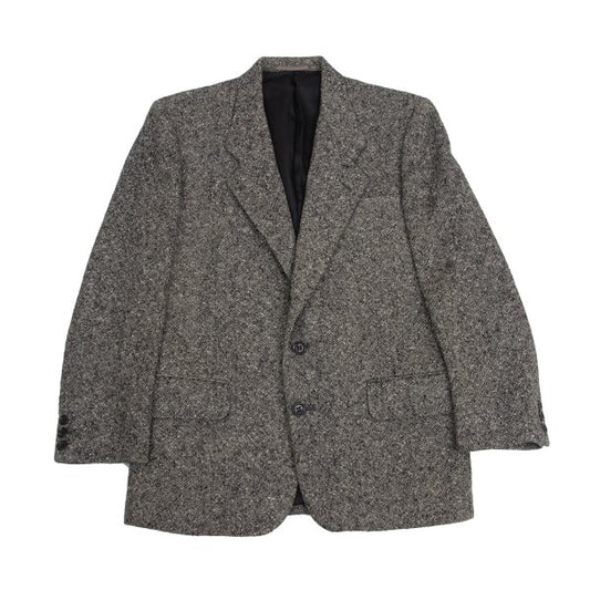 COMME des GARCONS HOMME Wool Tweed 2B Jacket Gray Size S