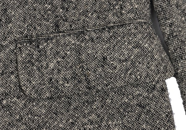 COMME des GARCONS HOMME Wool Tweed 2B Jacket Gray Size S