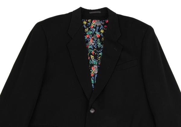 COMME des GARCONS HOMME PLUS Flower Jacket Black Size S