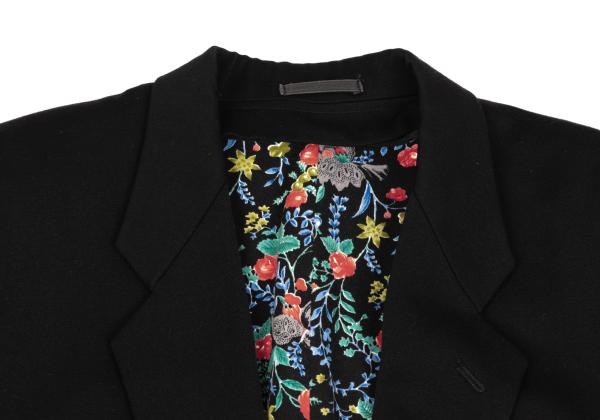 COMME des GARCONS HOMME PLUS Flower Jacket Black Size S