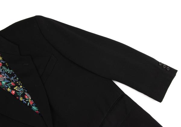 COMME des GARCONS HOMME PLUS Flower Jacket Black Size S