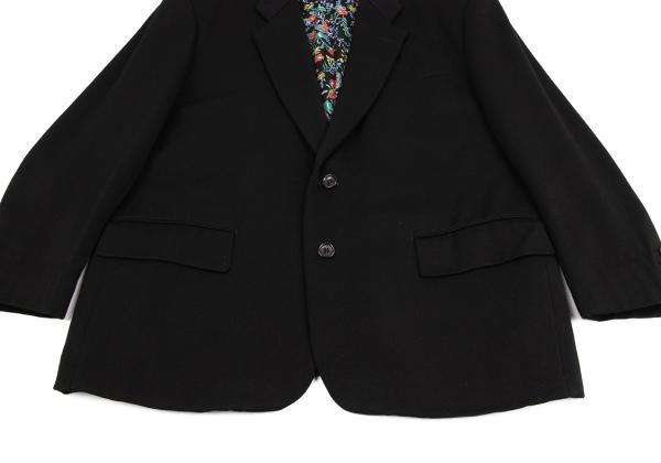 COMME des GARCONS HOMME PLUS Flower Jacket Black Size S