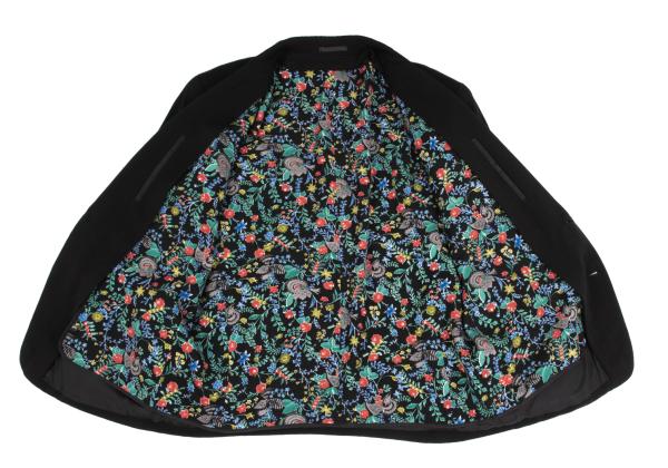 COMME des GARCONS HOMME PLUS Flower Jacket Black Size S