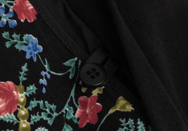 COMME des GARCONS HOMME PLUS Flower Jacket Black Size S