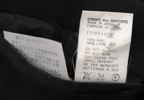 COMME des GARCONS HOMME PLUS Flower Jacket Black Size S