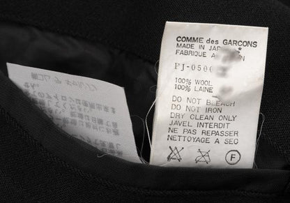COMME des GARCONS HOMME PLUS Flower Jacket Black Size S