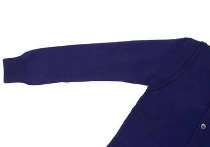 COMME des GARCONS Wool Shoulder Panel Cardigan Blue Size M