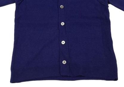 COMME des GARCONS Wool Shoulder Panel Cardigan Blue Size M