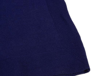 COMME des GARCONS Wool Shoulder Panel Cardigan Blue Size M