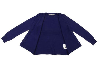 COMME des GARCONS Wool Shoulder Panel Cardigan Blue Size M