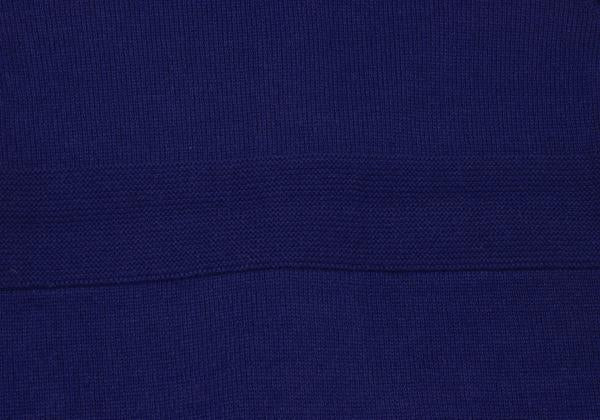 COMME des GARCONS Wool Shoulder Panel Cardigan Blue Size M