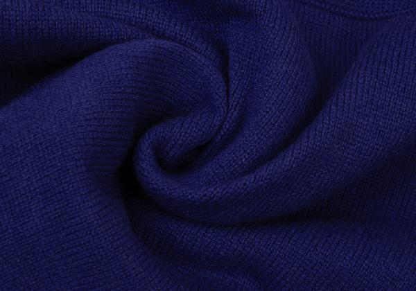 COMME des GARCONS Wool Shoulder Panel Cardigan Blue Size M