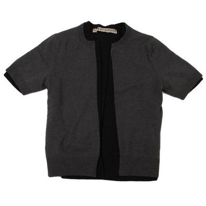 COMME des GARCONS Wool Blend Layered Cardigan Gray Size M