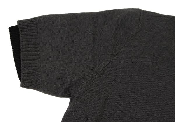 COMME des GARCONS Wool Blend Layered Cardigan Gray Size M