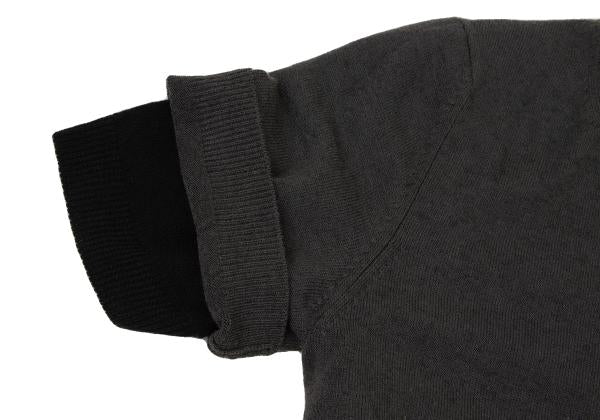 COMME des GARCONS Wool Blend Layered Cardigan Gray Size M