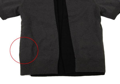 COMME des GARCONS Wool Blend Layered Cardigan Gray Size M