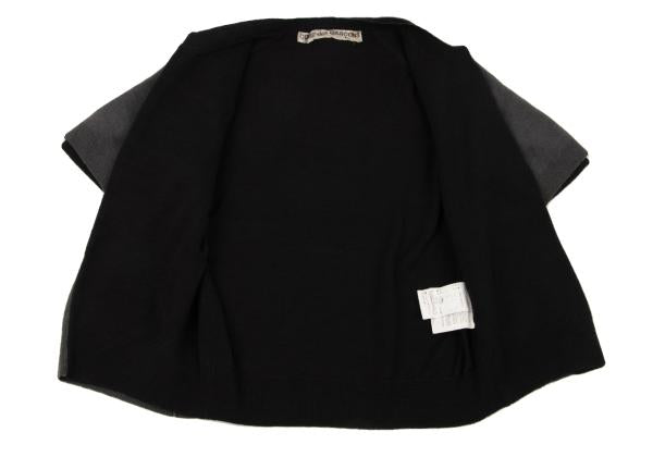 COMME des GARCONS Wool Blend Layered Cardigan Gray Size M