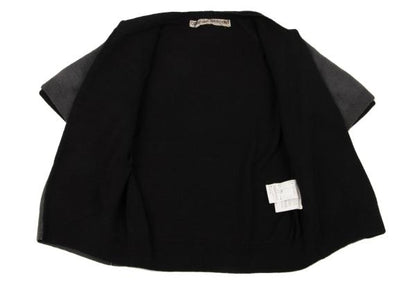 COMME des GARCONS Wool Blend Layered Cardigan Gray Size M