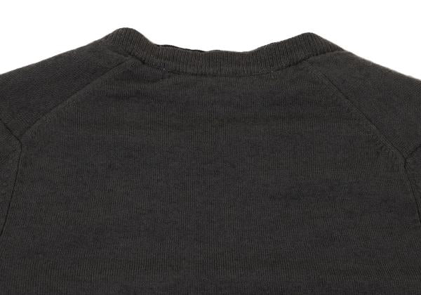 COMME des GARCONS Wool Blend Layered Cardigan Gray Size M