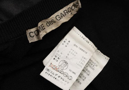 COMME des GARCONS Wool Blend Layered Cardigan Gray Size M