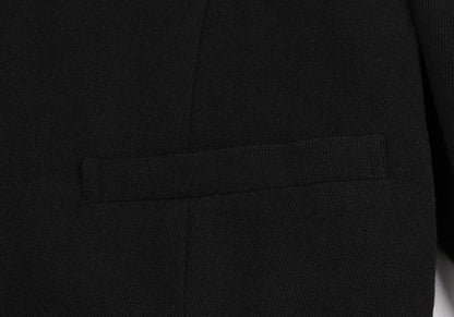 COMME des GARCONS Houndstooth Lined Collarless Jacket Size M