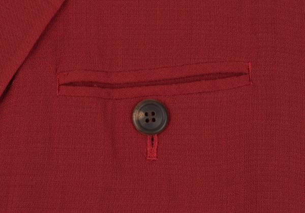 ISSEY MIYAKE Red 1-Button Wool Jacket Size M